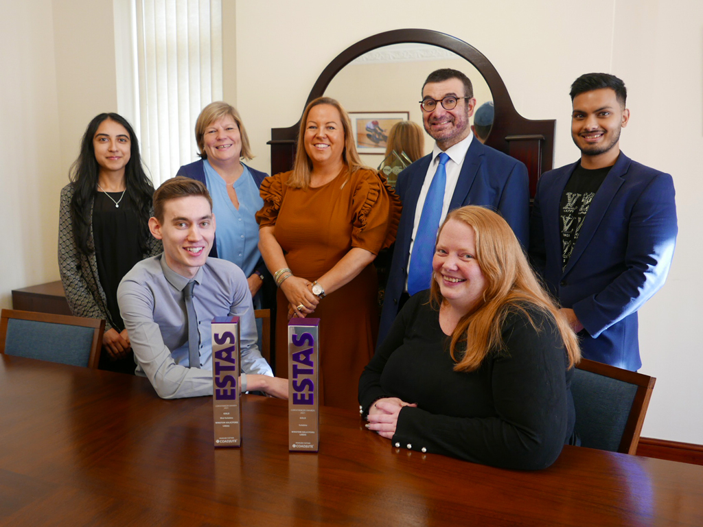 Winston Solicitors win two awards at The ESTAS 2021 customer service property awards