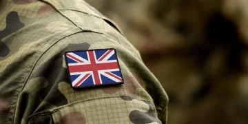British Soldiers shoulder