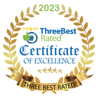 Certificate of Excellent Three Best Rated 2023 Certificate of Excellent Three Best Rated 2023