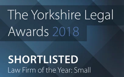 Yorkshire Legal Awards 2018 Shortlisted 