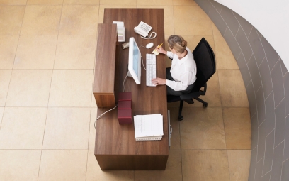 Receptionist at desk - voluntary redundancy can lead to unfair dismissal