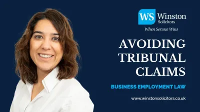 Embedded thumbnail for Samira Cakali - Business Employment Lawyer - Avoiding Tribunal Claims Video