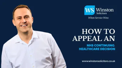 Embedded thumbnail for James Urquhart-Burton - How to Appeal an NHS CHC Decision