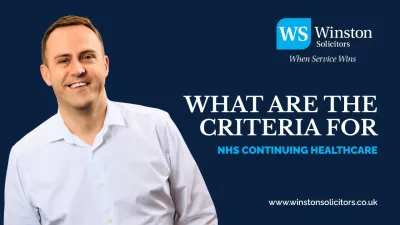 Embedded thumbnail for What are the criteria for NHS CHC?