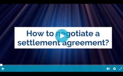 Embedded thumbnail for How to negotiate a settlement agreement?