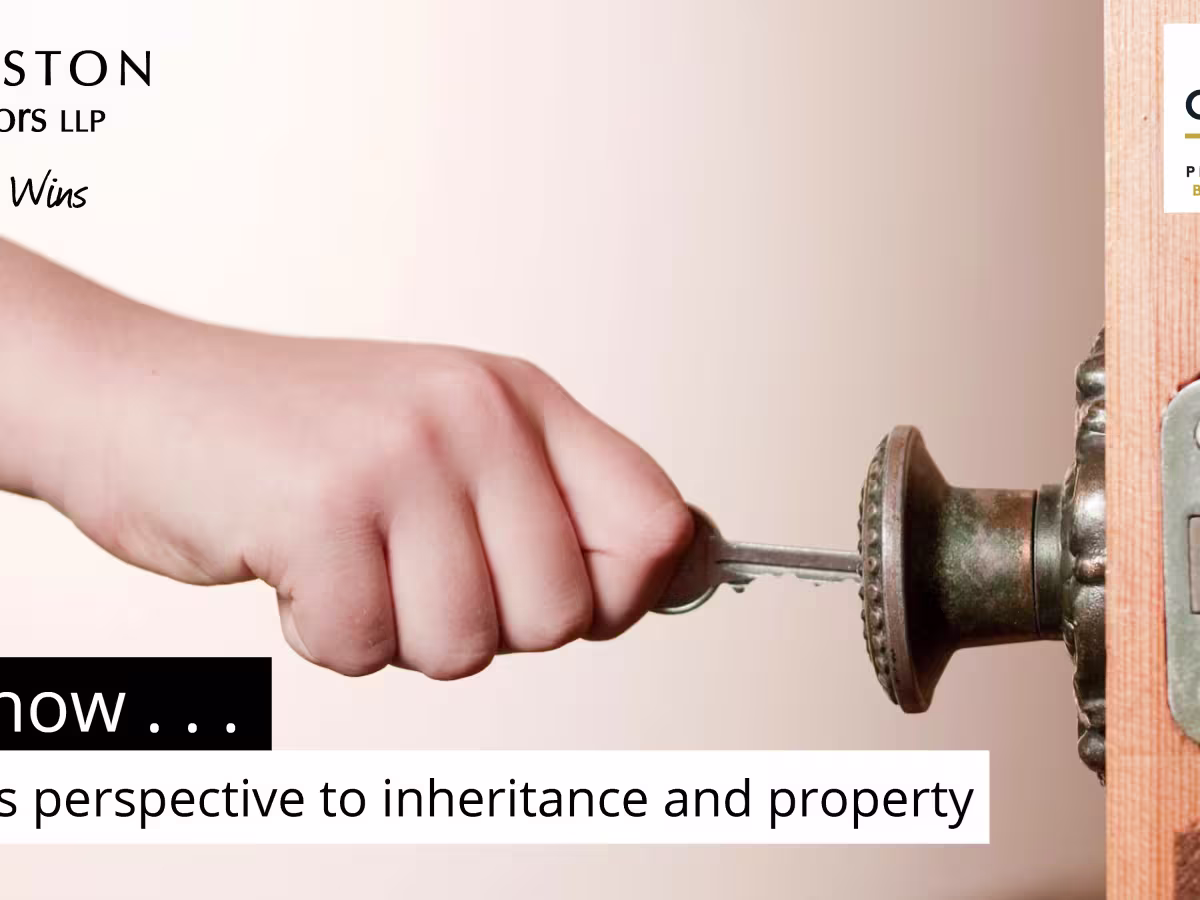 Inheritance and property seminar at Winston Solicitors