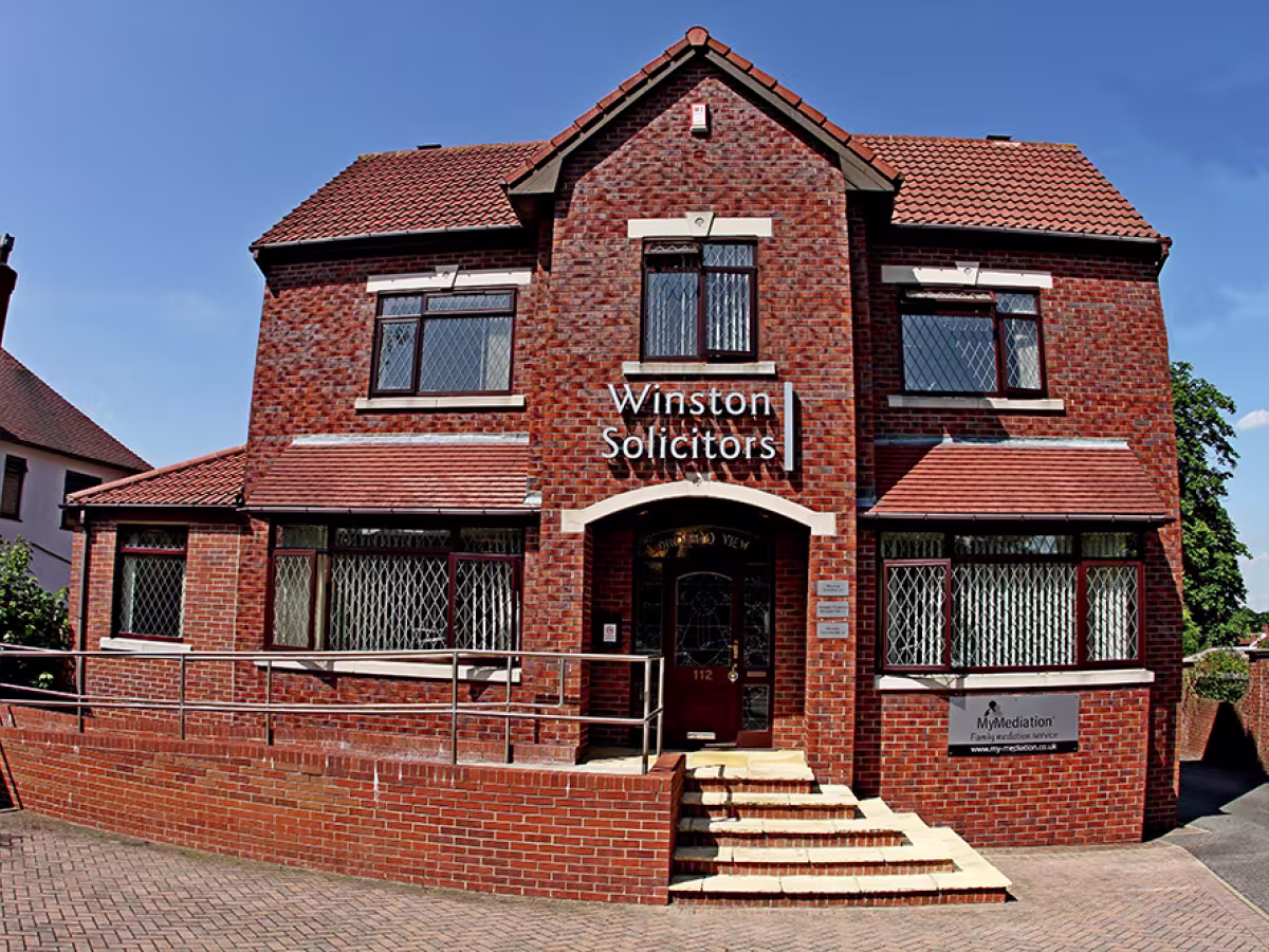 Winston Solicitors in Roundhay has free client parking
