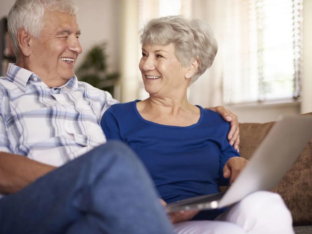 Elderly couple