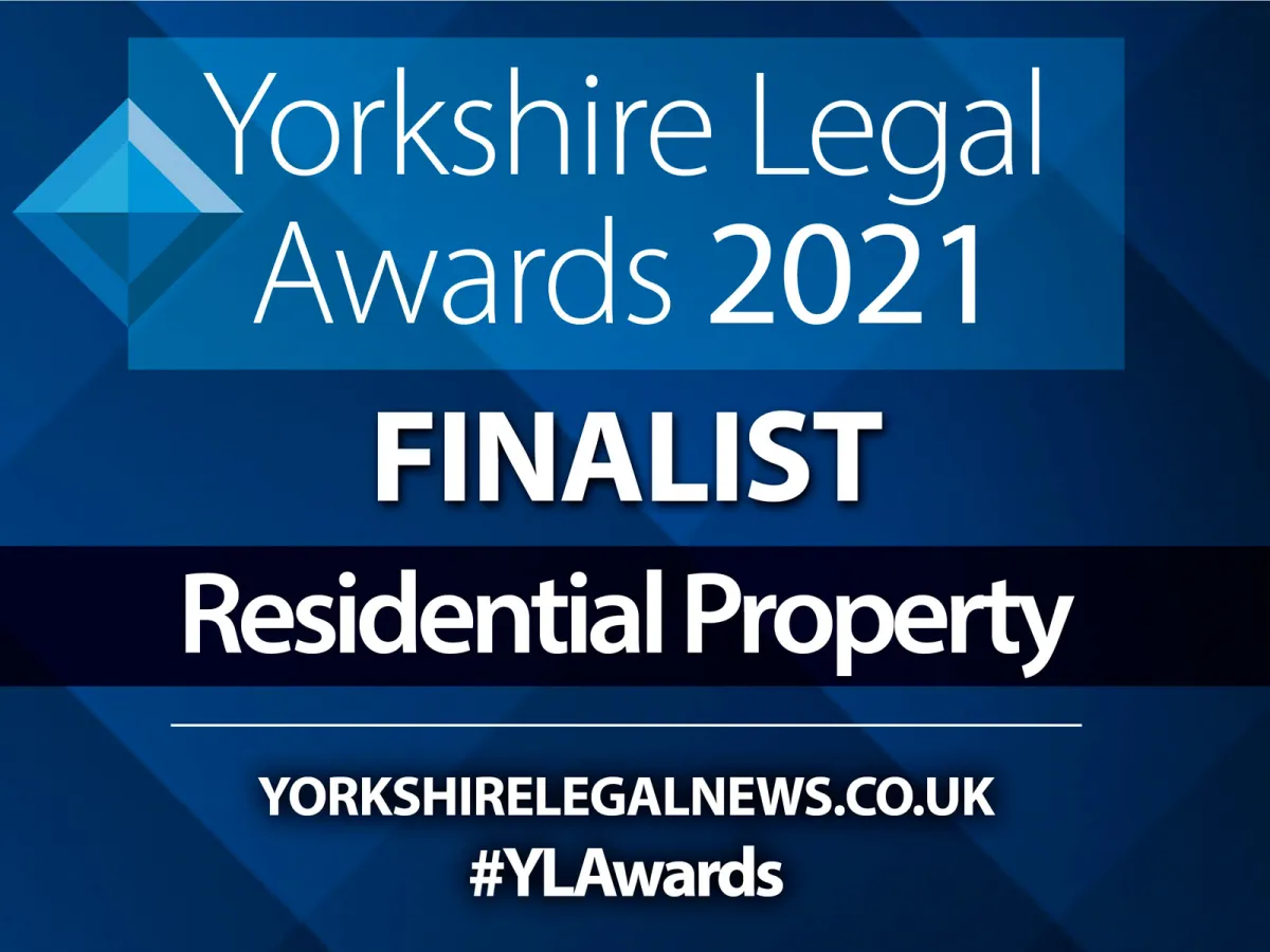 Winston Solicitors are Finalists in the Yorkshire Legal Awards 2021 for Residential Property Yorkshire Legal Awards 2021 Winston Solicitors conveyancing