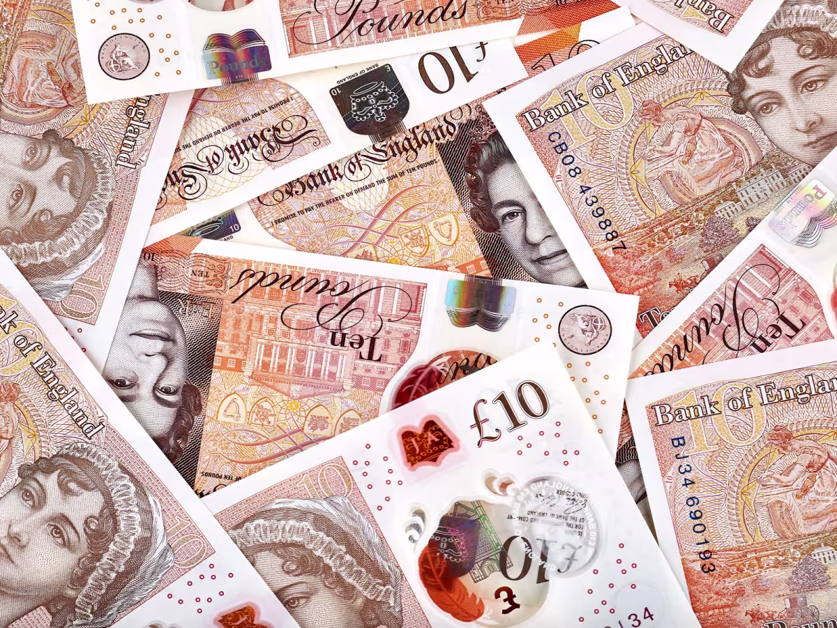 ten pound sterling note payback furlough