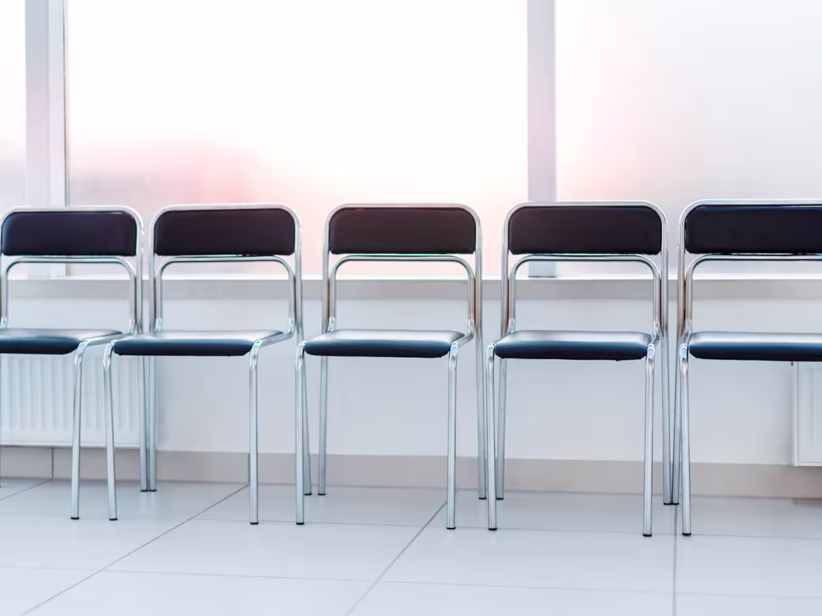 redundancy offering employees right to appeal row of empty chairs in a line