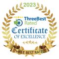 Certificate of Excellent Three Best Rated 2023
