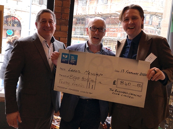 Charity cheque donated to Leeds Mencap