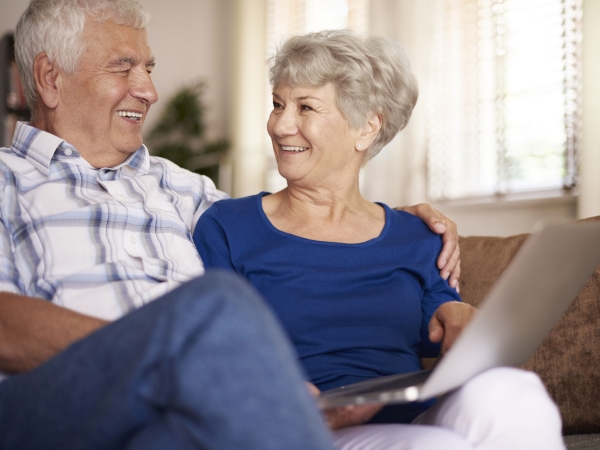 Elderly couple