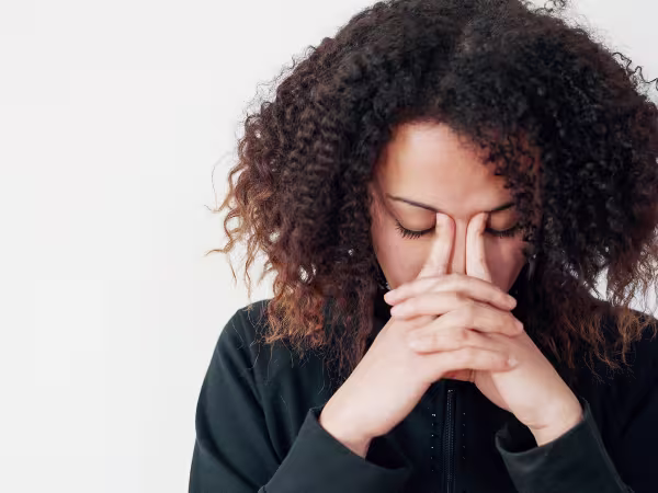 Is redundancy an asset during divorce female with head in hands
